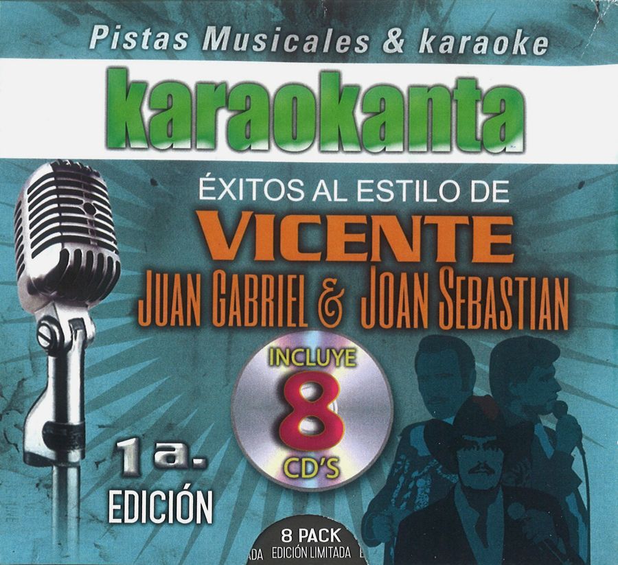 Karaokanta Exitos Exitos Vicente Juan Gabriel & Joan Sebastion 1a
