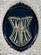 Cream Corset Cameo Brooch Cream Corset Cameo Brooch