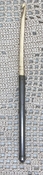 Vintage Bone Crochet Hook w/Steel Handle