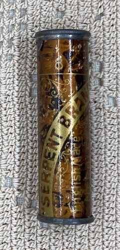 Vintage Serpent Needle Dispenser Case