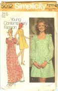 Simplicity 5012 Dress, Bust 34" Simplicity 5012 Dress, Bust 34"