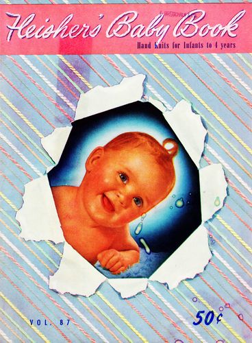 Vintage Fleisher's Baby Book,Hand Knits for Infants to 4 Years,Vo. 87