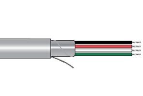 Alpha Wire 1219/25C SL001 - 300Â V Foil  Â , 24Â  AWG, 25Â  Cond, Cable, Slate 1000 FT