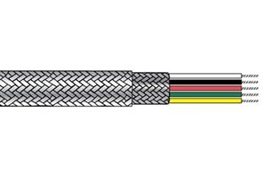 Alpha Wire 2819/3 WH001 - High-Low Temperature Cable, Slate 1000 FT