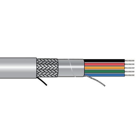 Alpha Wire 5120/25C SL005 - Cable 5120/25C Slate 100 Ft
