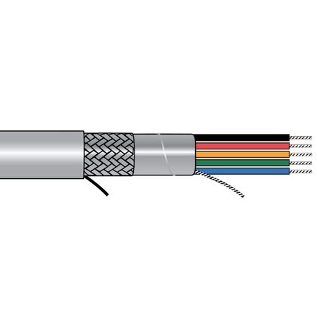 Alpha Wire 5163/1C SL005 - Cable 5163/1C Slate 100 Ft