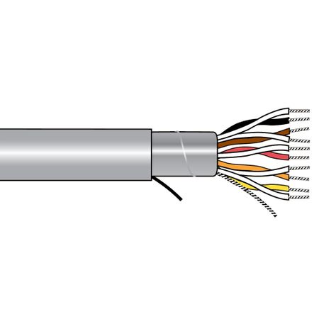 Alpha Wire 5489/27C SL005 - Cable 5489/27C Slate 100 Ft