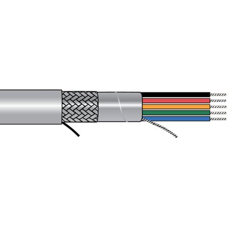 Alpha Wire 5549 SL005 - Cable 5549 Slate 100 Ft
