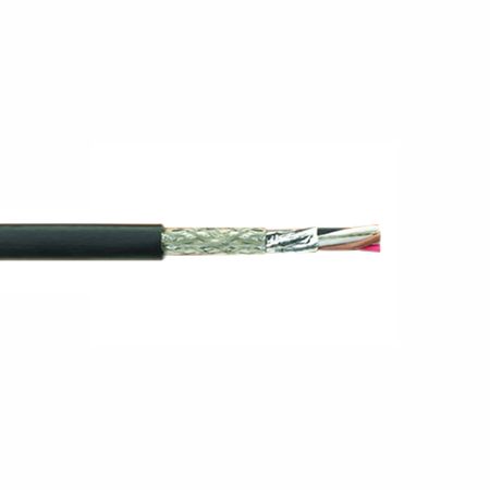 Alpha Wire M8704040 BK005 - Cable M8704040 Black 100 Ft