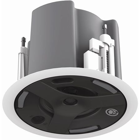 Atlas Sound FAP43T-BEGS - FAP43T-W with Black Square Edgeless Grille Kit