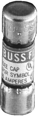 Bussmann BBS-1-8/10 - Buss Midget Fuse Fast Acting, 051712707374