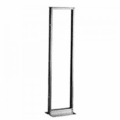 Bud Industries ARR-1276-B - Open Aluminum Relay Rack, 42" x 19" x 9", Smooth Black