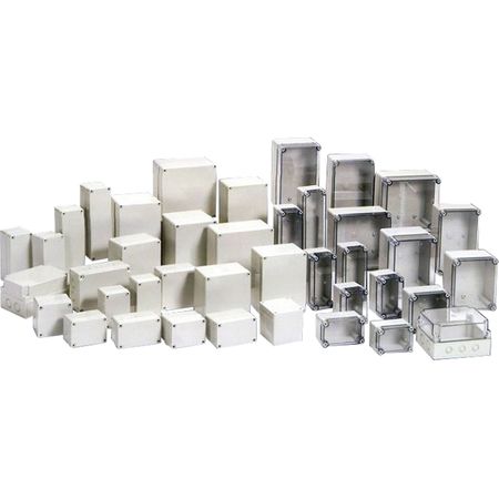 Bud Industries PTS-25304, Plastic Box, Gray
