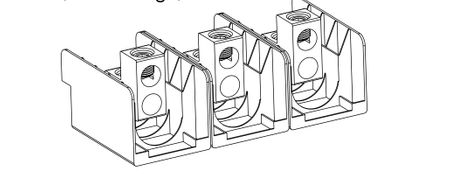 Bussmann 2A1909-16 - Kit, Main Sub-Feed Lug 1P2W 30-200A, 051712246613
