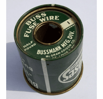 Filo Fusibile Bussmann / Eaton BFW-15 Diametro .068&Prime; &ndash; Rotolo Da 1 Libbra