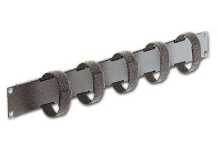 Bud Industries CM-2201, L2 X W19 X D2, Electronics Box Brackets Cable Management Panel With Straps