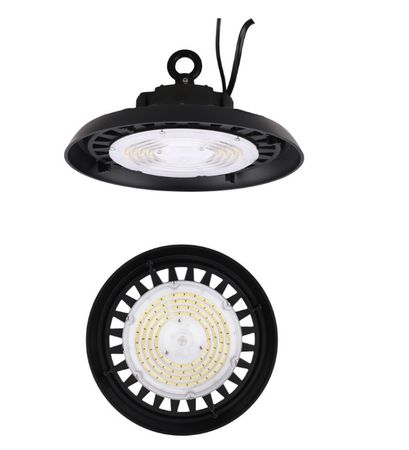 Eiko 13147 - BAYE3-200-40-U - Round High Bay, 200W, 4000K, 120-277V, Black