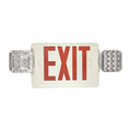 Eiko EXIT/EM-R-W - 11037, Exit Sign Red with Emergency Light White Housing