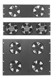 Lowell FW2-3 Fan Panel-3U Two 4in Whisper Fans 50cfm Each Fan Guards