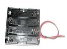 Bud Industries HH-3633, L3 X W1 X D2, Electronics Box Battery Holder