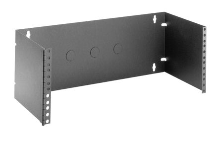 Bud Industries HWB-1790, L19 X W4 X D5, Electronics Box Hinged Patch Panel Brackets