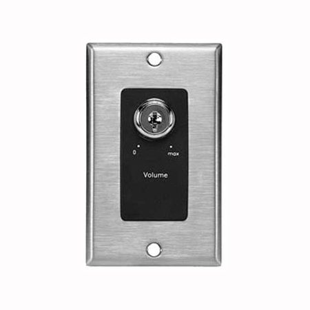 Lowell KL100-DSB Attenuator-50W Stereo 70V/25V 1-gang SS/Decorator Black
