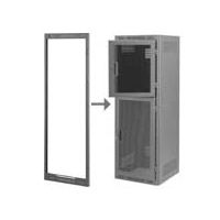 Lowell LDDF-35 Door-Dual Frame-35U (14U Top Door 21U Bottom Door) Black