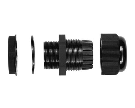 Bud Industries NG-9517, L2 X W1 X D1, NEMA Box, Cable glands