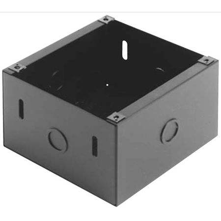 Lowell P625X Backbox-Recess-4in Spkr Steel 6.25in Sq x 4in Deep