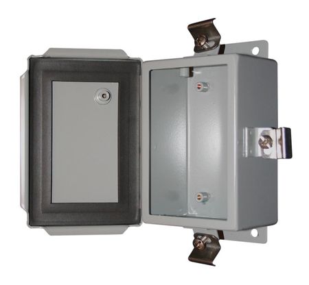 Bud Industries SN-3705, L12 X W12 X D6, NEMA 4X Sheet Metal Box