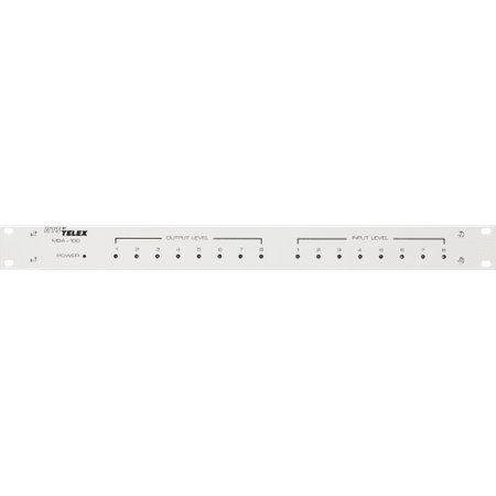 Telex RTS Intercom MDA-100 F.01U.146.600 - Mda-100, Mixing Distribution Amp 1X8 - Used As A 4-Wire Camera Interface. 1Ru High By 1/2 Rack Wide