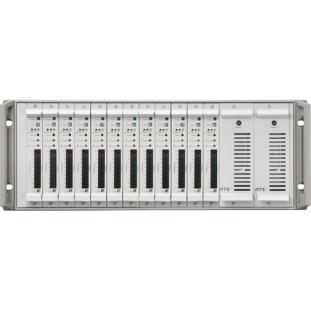 Telex RTS Intercom TIF4000-FRAME F.01U.118.781 - Tif-4000 Frame, Holds 12 Each Digital Telephone Interface Cards (Tif-4000Fc), Fitted With Dual Power Supplies.