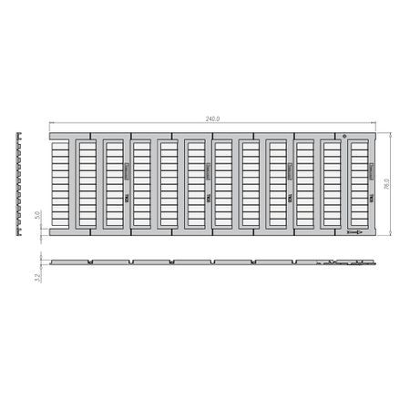 Bussmann TM26CB-DH02 - Marking Label, Horizontal, (L1,L2,L3,N), 051712365499