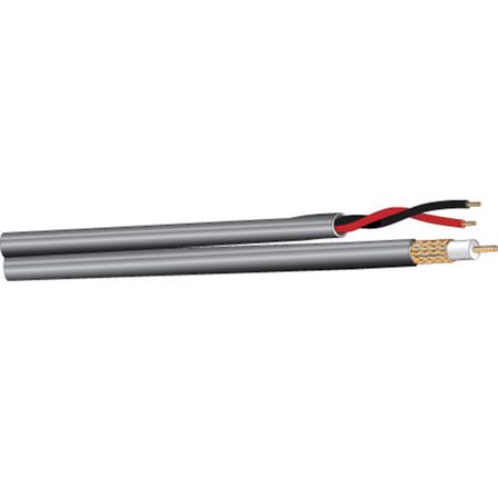 West Penn Wire 2815BWH0500 Rg/59 20G/1Pr 18G Bc Pvc