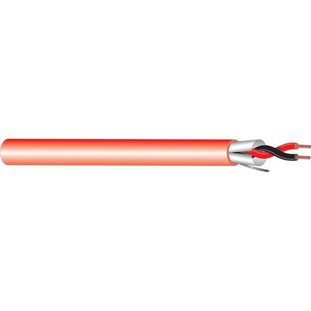 West Penn Wire 60975BBL1000 - 2 Cond 18 Solid Bare Shielded Fplp