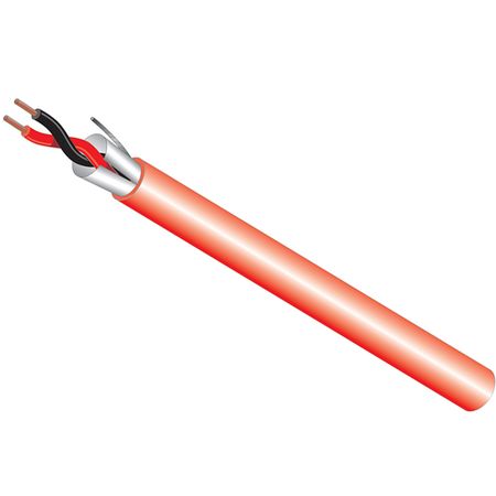 West Penn Wire 995ORTWH0500 1P 14G Sld Shld Fire Pvc