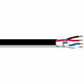 West Penn Wire D25350BK0500 - 1 Pair 22 Shld 1 Pair 18 Unshld