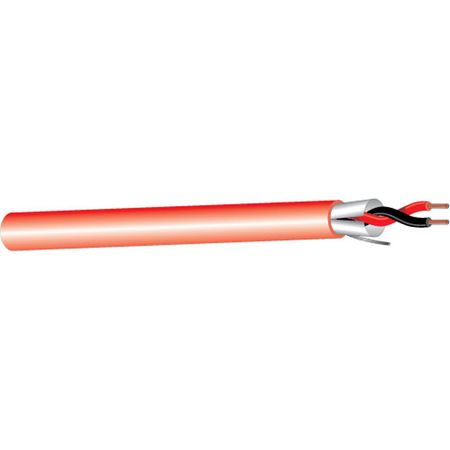 West Penn Wire D995RD0500 - 2 Cond 14 Solid Bare Shielded Fpl