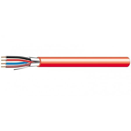 West Penn Wire W993RD1000 - 4C 16G Sld Shld Fire Pvc