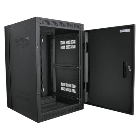 Atlas Sound WMA35-23 - 35RU High Strength Wall Cabinet with Adjustable Rails, 23.5" Deep