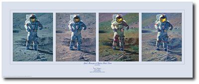 Apollo Moonscape, An Explorer Artist's Vision by Alan Bean