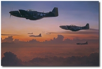 The Long Ride Home by William S. Phillips (P-51 Mustang)