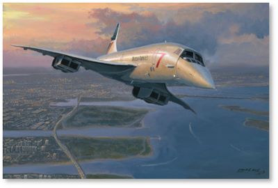 Concorde Departure by Philip West