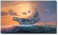 Dawn Operations, Abraham Lincoln Style by Rick Herter (EA-6B, F-18)