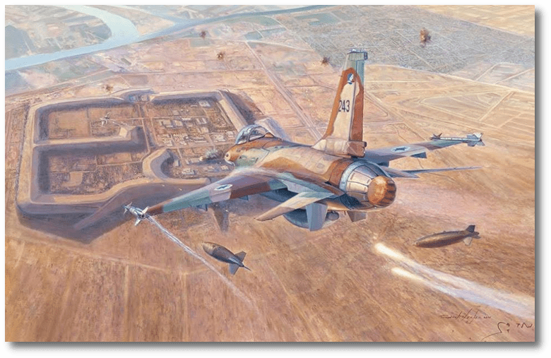 Dropping the Hammer, Operation Opera by Rick Herter (F-18, F