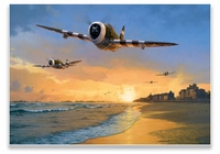 Normandy Thunder by Anthony Saunders (P-47)