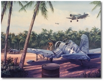 Pacific Airbase by Jim Laurier