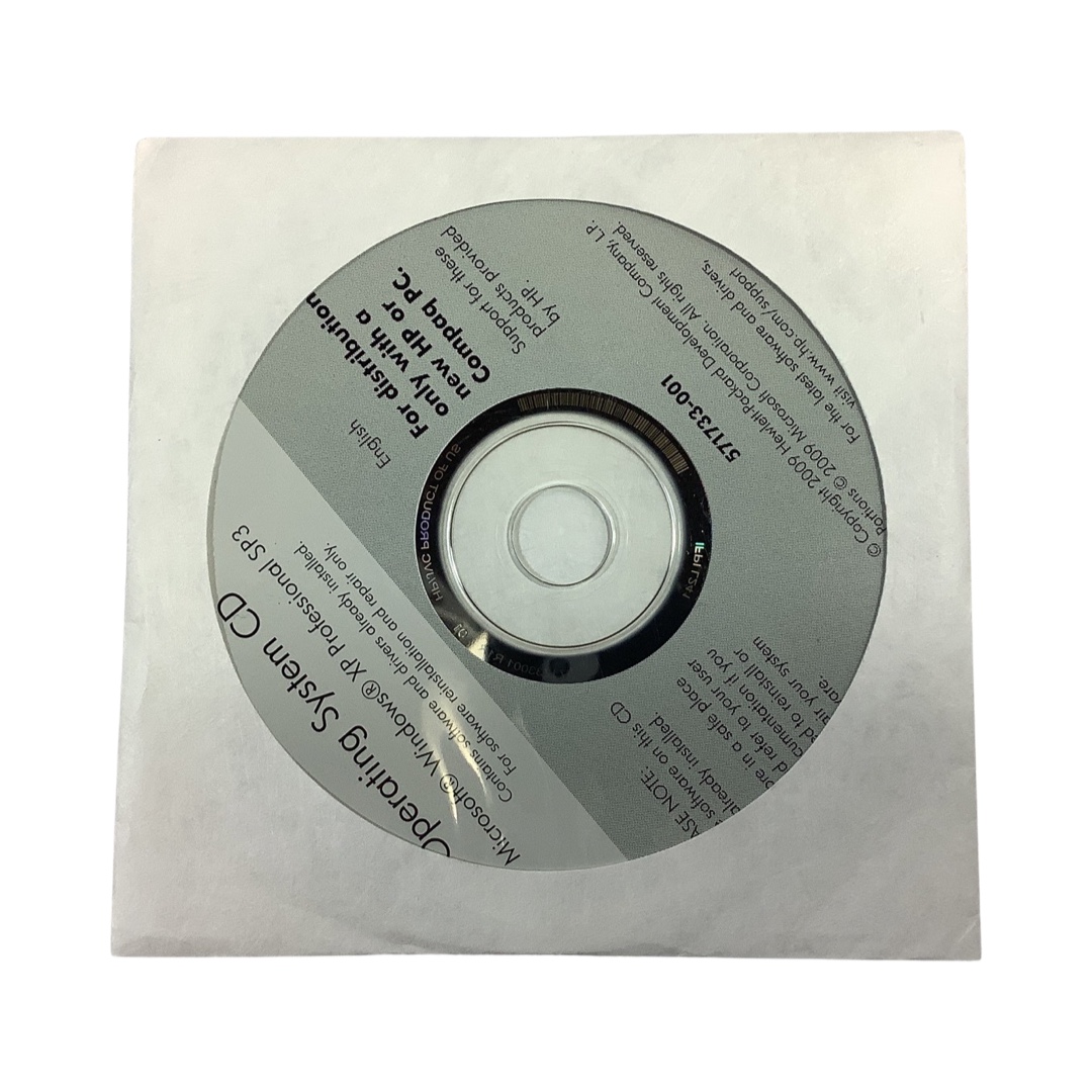HP SP3 WinXP Operating System CD New 571733-001 Software.