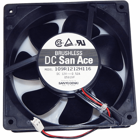 Ventilateur DC San Ace 109R1212H1151 - 12V 0,52A - 120x120x38 Mm - Occasion Fonctionnel
