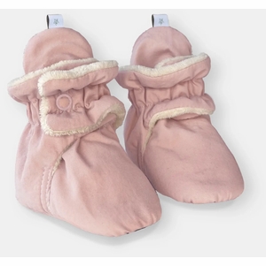 7 A.M. Enfant Baby Bootie Slippers - Airy - Cameo, 3-6M
